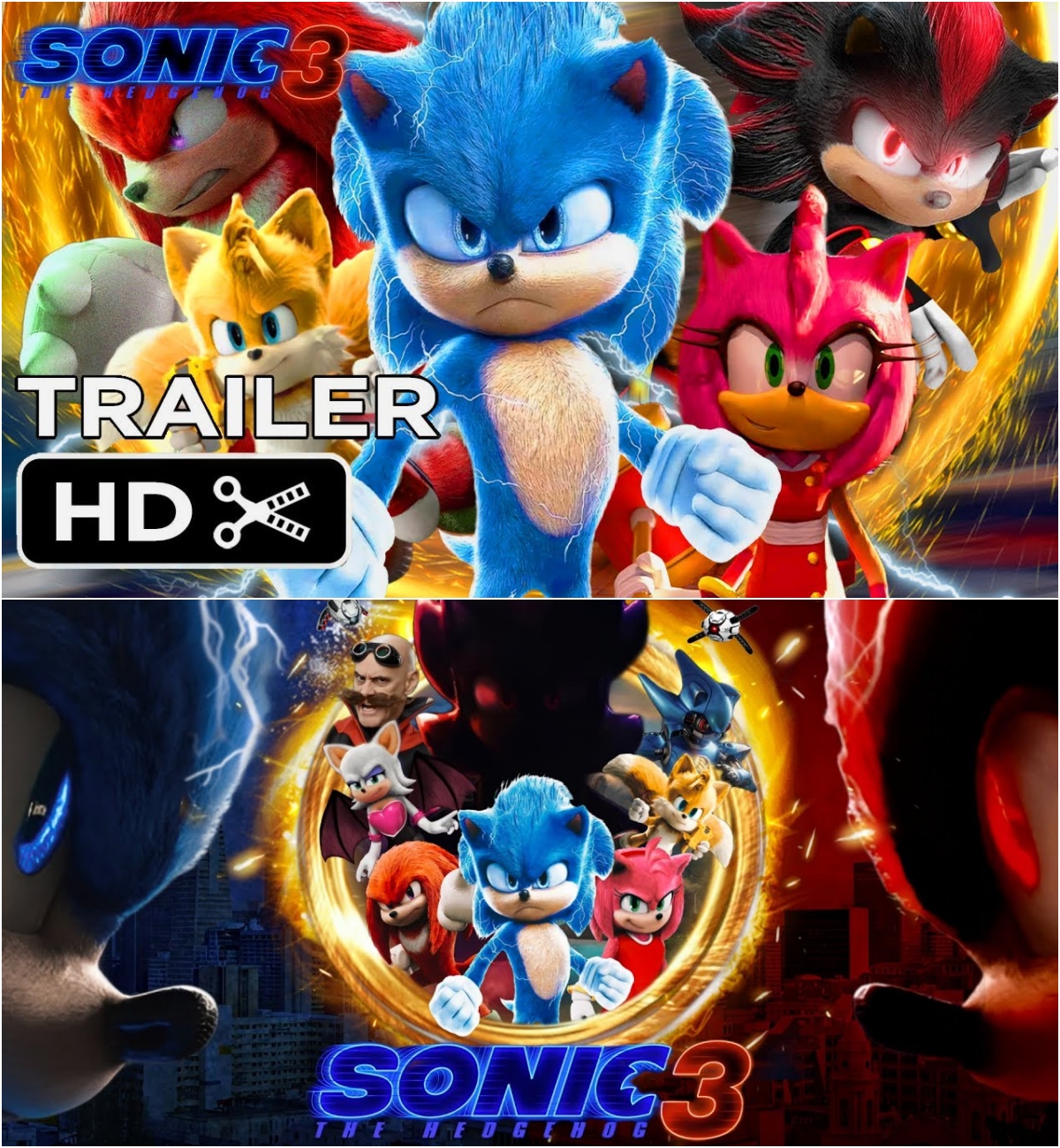 Sonic the Hedgehog 3: Unleashing Chaos – Official Trailer (2024 Movie)